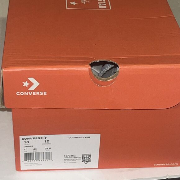 Size 10 - Converse Chuck 70 Ox White Black Beige